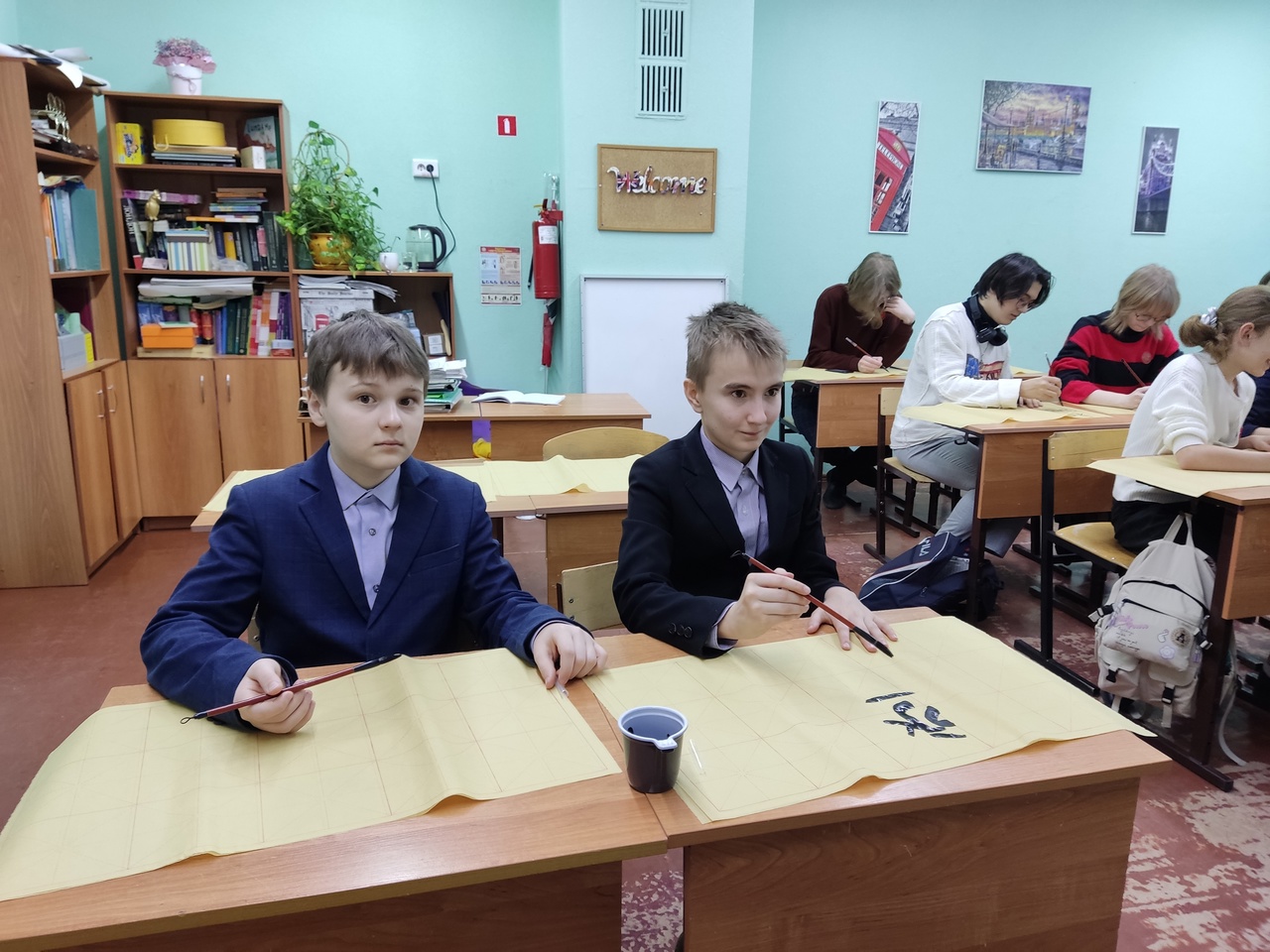 14 февраля в ММЛ состоялась встреча с выпускниками лицея, в настоящее время студентами второго курса Аньшаньского педагогического университета..